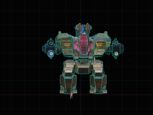5Dollar Store Rigged Mech Game Ready 3D Модель