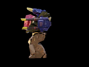 5Dollar Store Rigged Mech Game Ready 3D Model