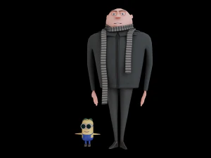Minion Gru 3D Model