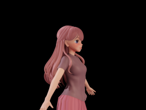 Lisa blackpink Modèle 3D