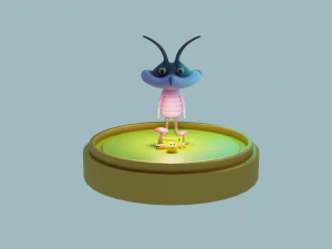 शैलीबद्ध जॉय 3D मॉडल