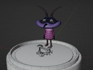 Stylized Joey 3D Model