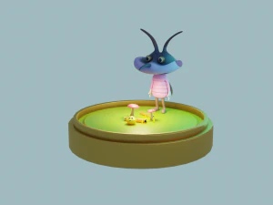 Stylized Joey 3D Model