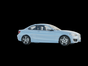 Car has rigged Model 3D