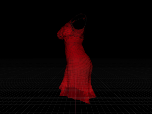 Anime girl with dress Modelo 3D