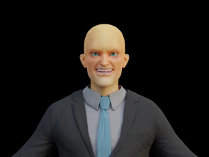 조커와 의상 3D 모델