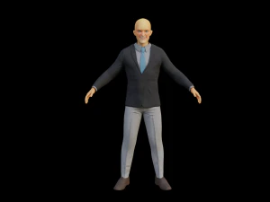 Joker and outfit 3D Model