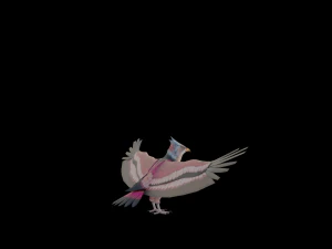 Falcon Genshin Style 3D Model