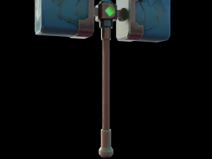 Lowpoly Stylized FBX Hammer 3D Model