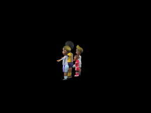 Cartoon Boy With Football Uniform Model 3D