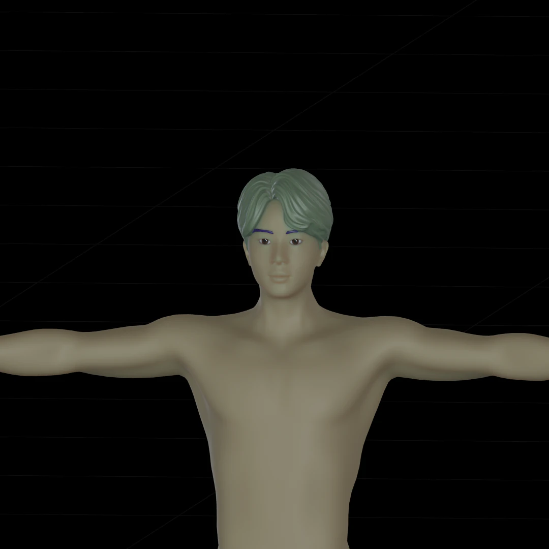 Jin BTS 3D Model .c4d .max .obj .3ds .fbx .stl .blend 