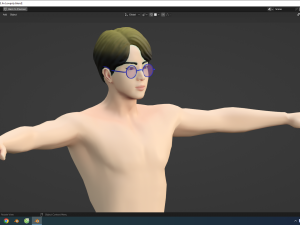 BTS Jin Stylized Lowpoly Modello 3D