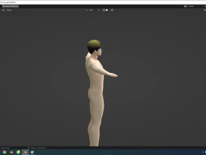 BTS Jin Stylized Lowpoly 3D Model