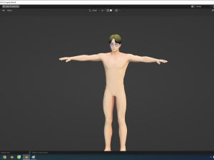 BTS Jin Stylized Lowpoly Modello 3D