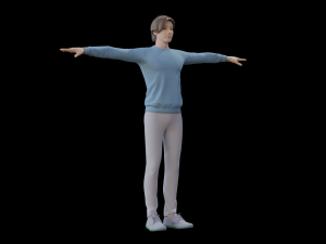Stylized Male 3D 모델