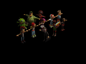 Subway surfers collection 3D Model