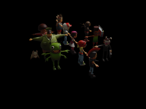 Subway surfers collection 3D Model