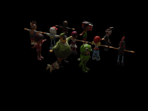 Subway surfers collection 3D Model