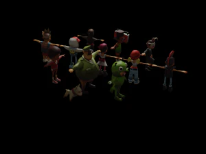 Subway surfers collection 3D Model