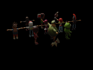 Subway surfers collection 3D Model