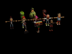 Subway surfers collection 3D Model