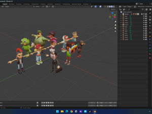 Subway surfers collection 3D Model