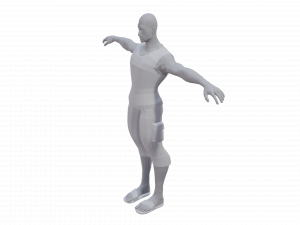 Free Lowpoly Male 3D Modell