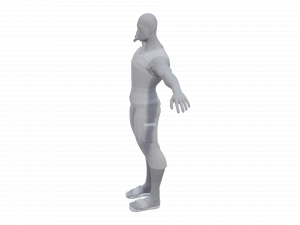 Free Lowpoly Male 3D Modell