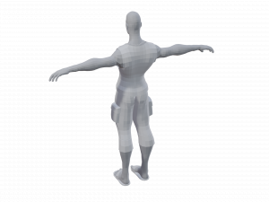 Free Lowpoly Male 3D Modell