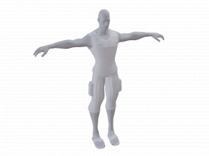 Free Lowpoly Male 3D Modell