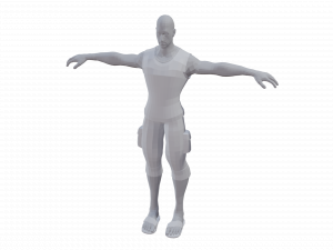 Free Lowpoly Male 3D Modell