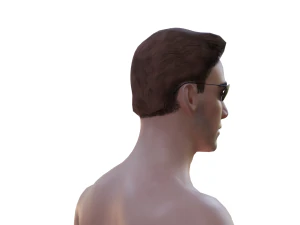Neo Matrix Haircard Pbr 3D Model