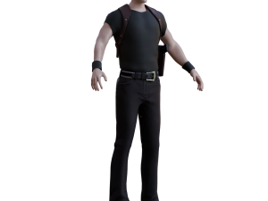 Neo From Matrix Game Ready Model 3D