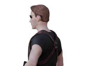 Neo From Matrix Game Ready 3D Model