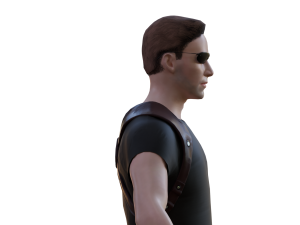 Neo From Matrix Game Ready Model 3D