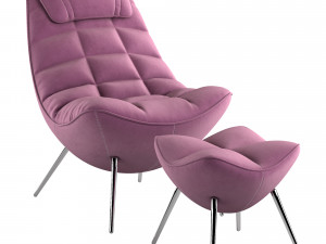 Lulea armchair Model 3D