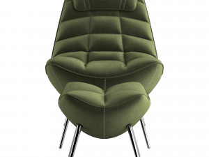 Lulea armchair Model 3D