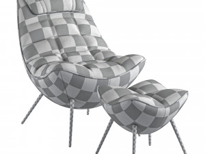 Lulea armchair Model 3D