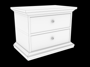 Nightstand Paris Modèle 3D