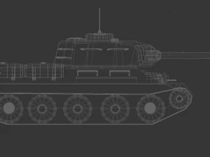 T-34-85 3D Model