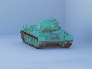 T-34-85 3D Model