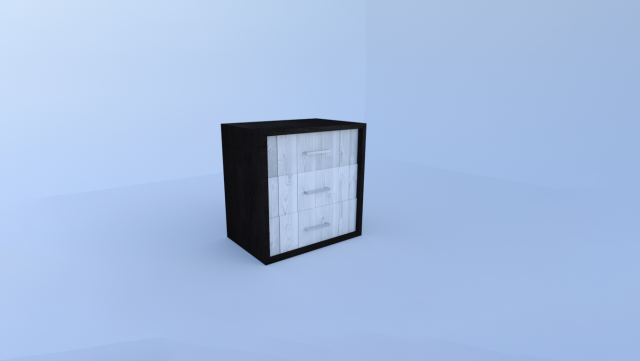 Dresser 3D Model .c4d .max .obj .3ds .fbx .stl .blend 