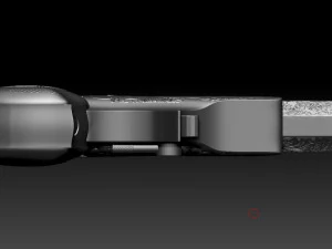 Pistol Bond Arm 3D Print Model