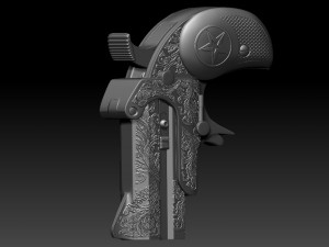 Pistol Bond Arm 3Dプリントモデル