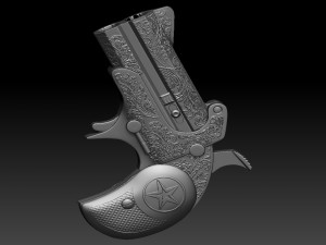 Pistol Bond Arm 3Dプリントモデル