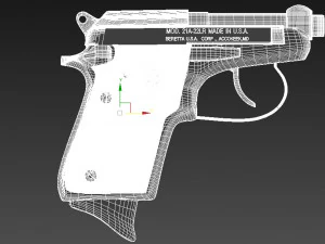 Pistol beretta 22 3D Print 3D Print Model