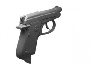 Pistol beretta 22 3D Print 3D 打印模型