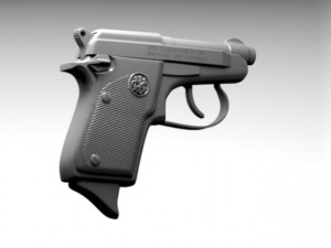 Pistol beretta 22 3D Print 3D 打印模型