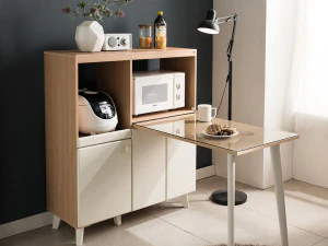 Herbon Wide Combi Range und 2 Tische 3D Modell