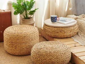 Aquatic rattan stool cushion 3D Model